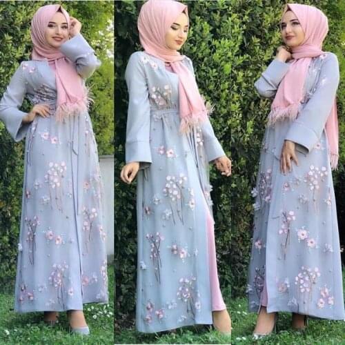 Abaya Womens long Muslim dress Caftan Marocain Kimono Muslim Cardigan Hijab Dresses Turkish Islamic Dubai Oman Robe Djelaba