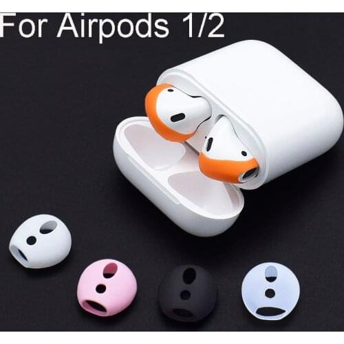For Apple airpods 1 2 anti-lost silicone sleeve wireless Bluetooth headset case ultra-thin non-slip ear Covers caps
