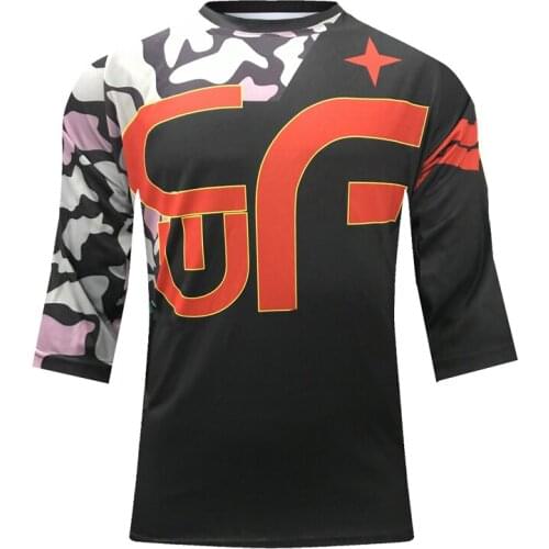 Short Sleeve Motocross MTB Jersey Enduro Summer Mens BMX Cycling Offroad Bike Wear Maillot Downhill T Shirt