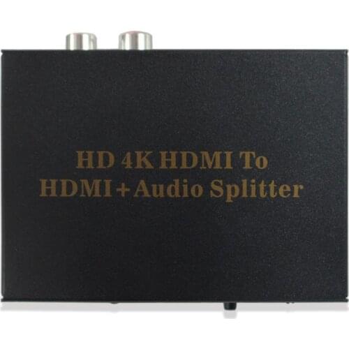 HDMI audio extractor HDMI V1.4 support 4K*2K HDMI to audio spdif converter Adapter with power adapter for DVD PC PS4