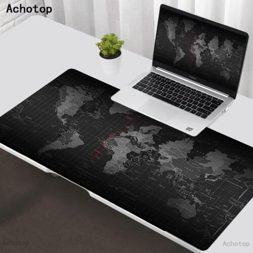 World Map Large size extended Gaming Mouse Pad Tapis Souris anti-skid Mousepad Large XXL Keyboard Carpet Mat 400x800mm Tappetino