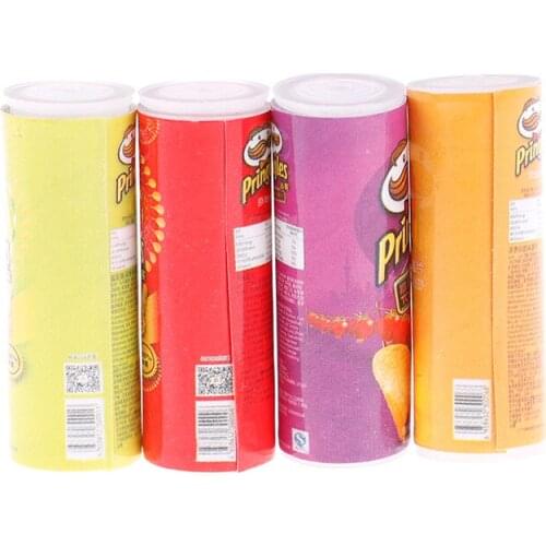 1:12 Cute Dollhouse Miniature MINI potato chips Food Kitchen Toy 4pcs Free Shipping