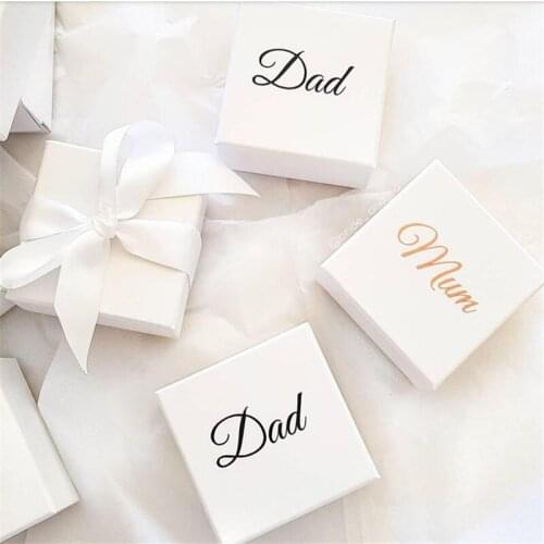 Wholesale 500PCS/LOT Luxury Custom Logo Cardboard For Gift Jewelry Box With Lid