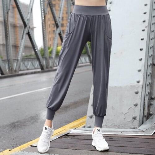 100kg Can Wear Autumn Women Yoga Pants Elastic High Waist Sweatpants Bloomers Running Jogger Fitness Gym Sport Pant Sportswear