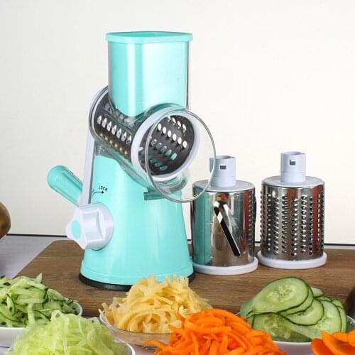 2020 New Manual Vegetable Cutter Slicer Kitchen Accessories Multifunctional Round Mandoline Slicer Potato Cheese Kitchen Gadgets