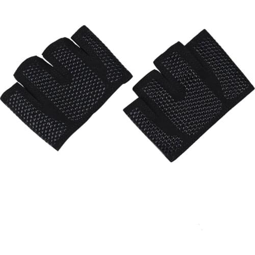 1 Pair Crossfit Gym Gloves Four Half Finger Women Men Workout Glove Power Weight Lifting Bodybuilding Hand Protector