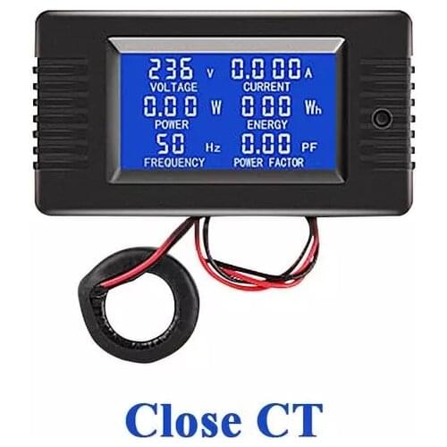 PZEM-022 AC Digital Display Multimeter Power Monitor Voltmeter Ammeter Wattmeter Frequency Meter Factor Meter Digital Multimeter