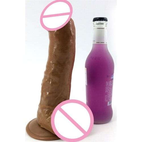 Realistic Sex Toys Huge Dildo Big Dong Large Butt Plug Anus Massage Tube Stopper Sex Shop Female Male Masturbation Adult ST508