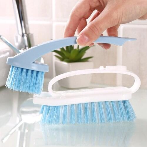 Kitchen toilet housekeeping cleaning plastic brush multifunctional removable handle cleaning brush kichen accessories