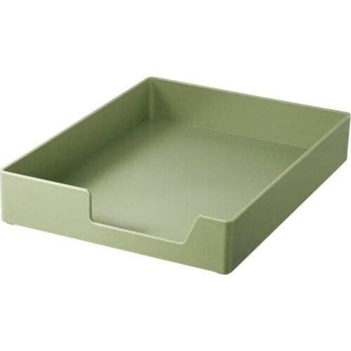 Stackable Condiment Bottles Organizer Holder Sliding Drawer Style Magazine File Holder Stackable Letter Tray for Home