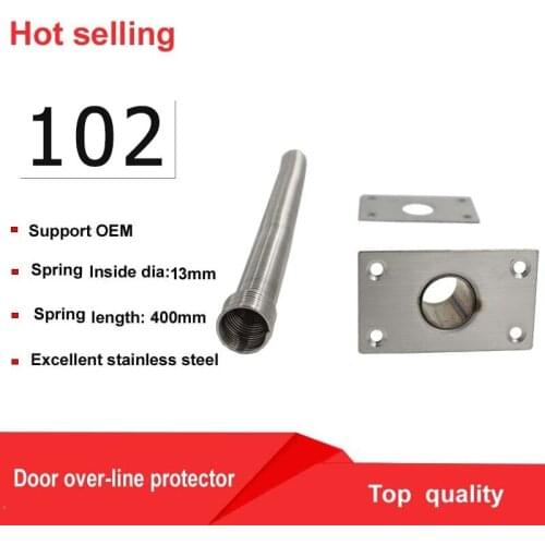 MOUNTAINONE Access control over the line protector door with anti - clip line tube metal exposed stainless steel conduit