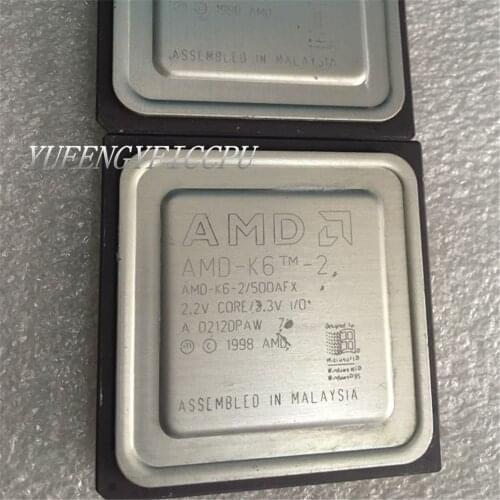 AMD-K6-2/500AFX Antique cpu collection testimony of history antique computer accessories