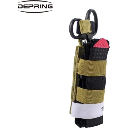 Outdoor Utility EDC Pouch Emergency Medical Bag Tourniquet Holder Storage Bag Multifunction Portable Hiking Camping Bag
