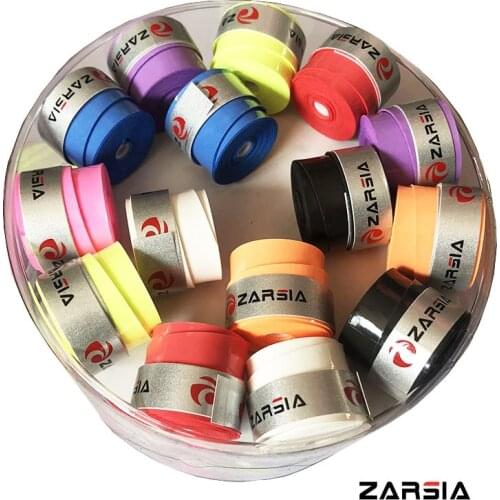 Super Sticky Tennis Racket Overgrip 10pcs/lot Non-slip ZARSIA Sweat-absorbent Sports Wrap Tape 0.63mm Tennis Racquet Hand Glues