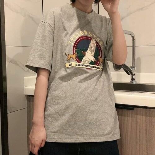 UNUTH Girls Oversize Embroidery Cotton Long Shirts 2021 Summer Fashion Ladies Soft Loose Blouses Vintage Women Chic Tops