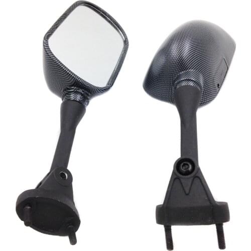 Afetermarket free shipping motorcycle mirror For Motorcycle Kawasaki Ninja 636 ZX6RR 2005-2008 ZX10R 2004-2008 Carbon Fiber