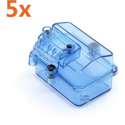 5sets Receiver Protection Box for RS RC Car Model Boat Equipment Waterproof Box R15 Remote Control RC Cars Spare Parts