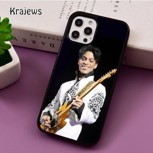 Pop singer Prince Rogers Nelson Design phone Case For iPhone SE 2020 6 7 8 Plus 12 mini 11 Pro X XR XS Max Samsung S9 S10 Cover