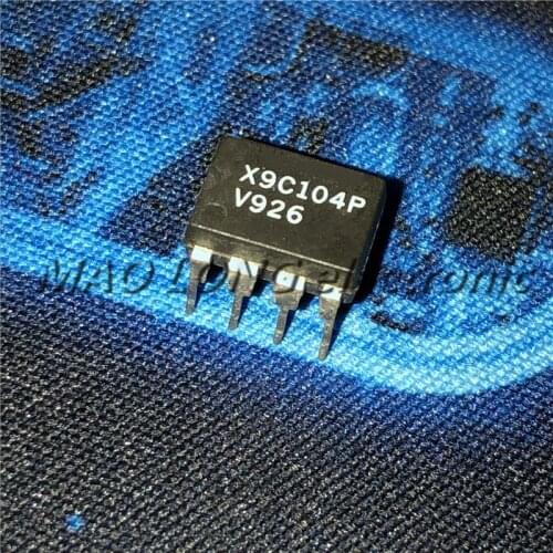 5PCS/LOT X9C104P X9C104 DIP-8 In Stock Digital potentiometer