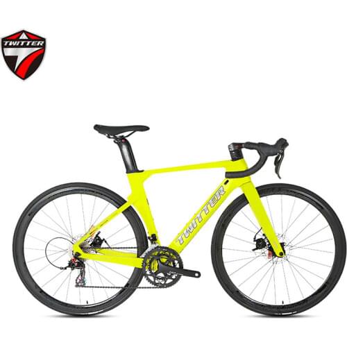 TWITTER R10-disc brake-RS-22speed small set of aluminum wheels with carbon handle carbon road bikes 27.5/29 inch mountain bike