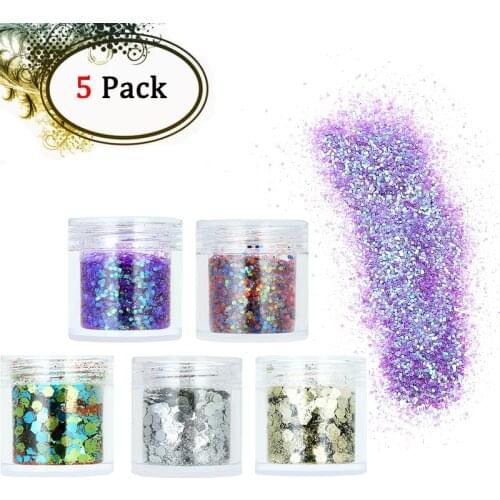 5pc/set Glitter Gems Tattoo Sticker Women Fashion Face Body Gems Festival Party Makeup Beauty Stickers Stage Make Up