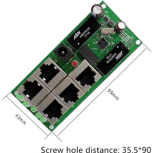 OEM quality mini Motherboard price 5 port switch module manufaturer company PCB board 5 ports ethernet network switches module
