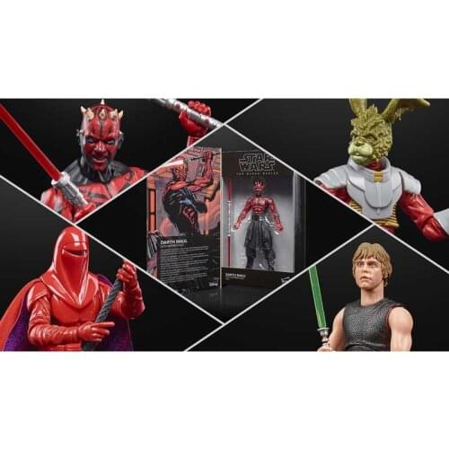 Original 6inch Hasbro Star wars Darth Maul luke skywalker Red Guards Jaxxon action & toy figures model toys for children