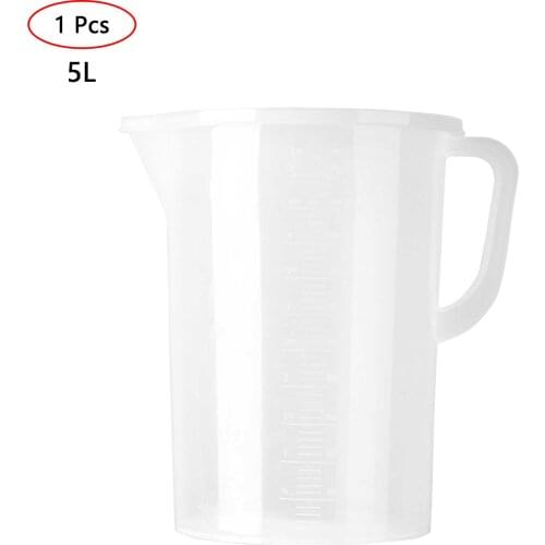 Food Grade Pour Measuring Cup Cold Juice Milk Pot Plastic Ice Tea Beer Jug with Handle Leakproof Water Pitcher Storage Container