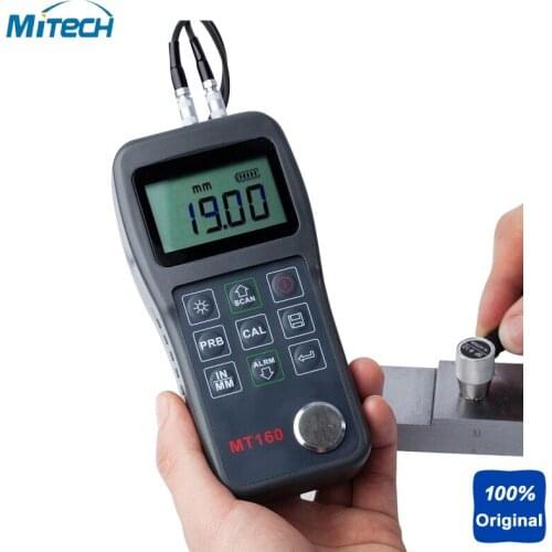Portable Metal Ultrasonic Thickness Gauges Steel Thickness Gauging MT-160