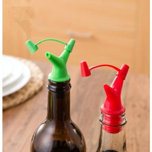 1pc Large And Small Hole Wine Stopper Kitchen Accessories For Pouring Soy Sauce Kitchen Tools Cocina Utensilios Kitchen Gadgets