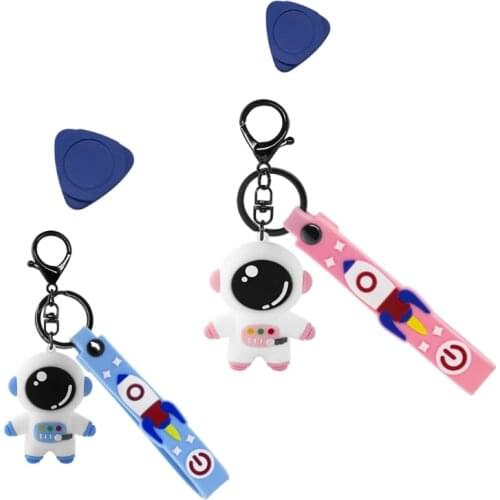 Durable Protective Cover Astronaut Look Soft Shell Use Directly Tracker Case for AirTags Tracker Anti-abrasion 95AF