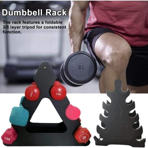 Weightlifting Dumbbell Rack Stand Dumbbell Floor Bracket Support Weight Holder Home Exercise Equipment Triangle Holder Stand
