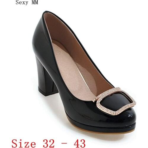 Women High Heel Shoes Platform Pumps Woman High Heels Party Wedding Shoes Kitten Heels Small Plus Size 32 33 - 40 41 42 43