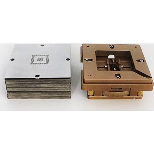 BGA Rework 80/90MM Universal Reballing Jig Station BGA stencils 90MM 341PCS Set for Reworking Repairing