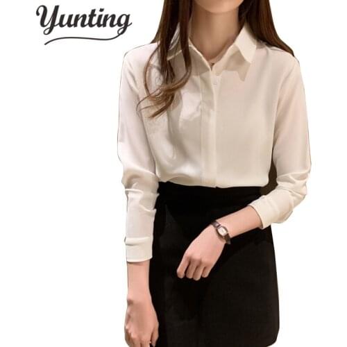 Женские белые рубашки Yunting China At AliExpress