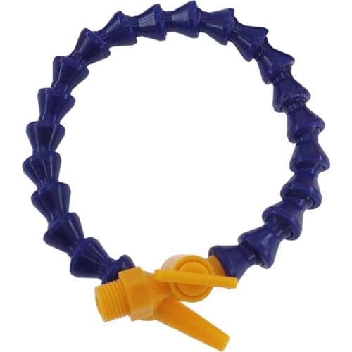 1pcs 300 400 500 600mm Plastic Round Nozzle Adjustable Oil Coolant Hose 1/2 Flexible Water Oil Cooling Pipes For CNC machine