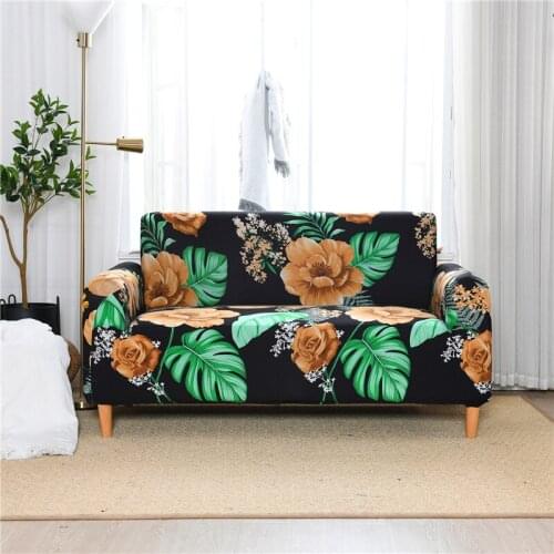 Elastic Stretch Slipcovers Sectional Sofa Cover for Living Room Couch Cover L Shape Armchair Waterproof Three Seat Sofa Cover