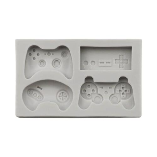 Gamepad Controller Chocolate Silicone Mold Game Boy Gift Mould Sugar Craft Fondant Cake Decorating Baking Tool Oven Available