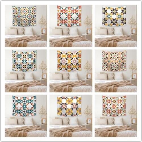 150*130cm Map printing Tapestry Home Decorations Wall Hanging Forest Starry Night Tapestries For Living Room Bedroom