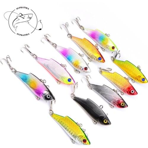 Minnow Professional Ocean Fishing Bait 55mm/10g 6# Hooks Floating Hard Bait Tackle Sinking Viberation Bass Wobbler Fishing Lure