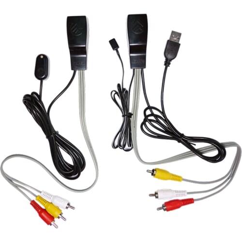 HDmatters AV video audio extender over cat5e/6 ethernet cable with IR Infrared Repeater for STB DVD TV