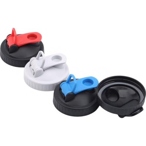 Jar Lids Cover Drinking Bottle Lid With Pour Holes Wide Mouth Jar Cap Leak-proof Bottle Cover Kitchen Solid Durable Accessories