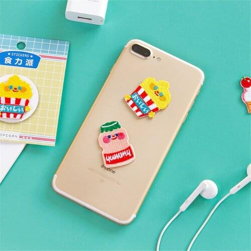 Maxsin 1 pcs High Quality lovely cartoon cloud candy banana bread beer Patches for child Bag Jeans Iron On Patches for Clothes