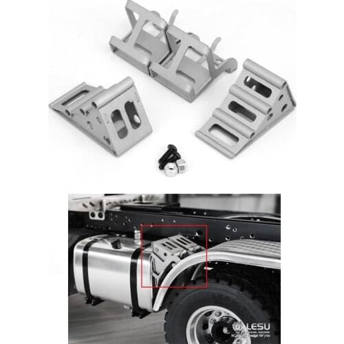 LESU 1/14 TMY Metal Wheel Anti-slip Trigger Tractor Dumper Truck Model TH08018-SMT3