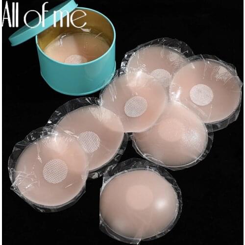 Reusable Women Breast Petals Lift Nipple Cover Invisible Petal Adhesive Strapless Backless Stick on Bra Silicone Breast Stickers
