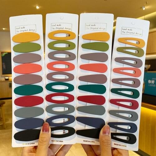 2021 Ins Girls Colorful BB Clip Headwear Hair Clip Hair Accessories Fashion Childrens Hair Jewelry Barrettes Hairgrip Wholesale