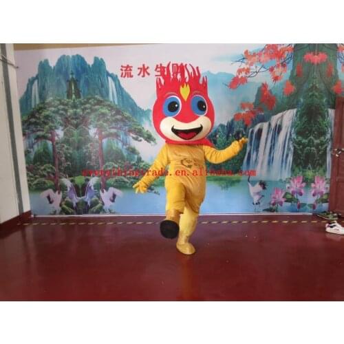 New arrival Cute Cartoon Character Adult lovely fire baby Mascot Costume fancy dress party costume adult size
