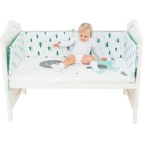 Single Piece Baby Bumper For Newborns Thick Soft Bumpers For Baby Room Decoration Cotton Crib Protector For Infant Cot