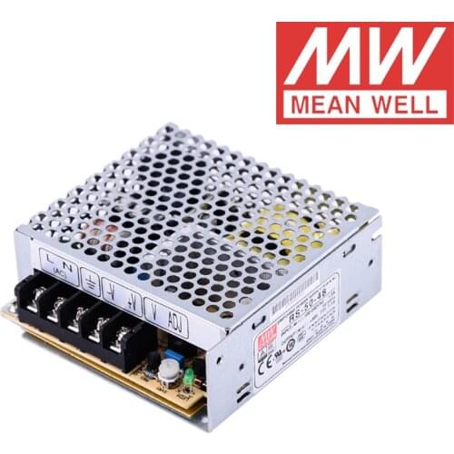 RS-50-48 Mean Well 52.8W/1.1A/48V DC Single Output Switching Power Supply meanwell online store