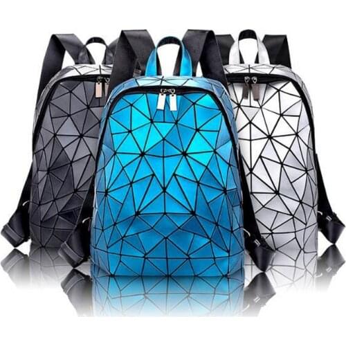 Backpack Bags For Women Fashion School Backpacks Mochilas Para Mujer Geometric Travel Bag For Boys
